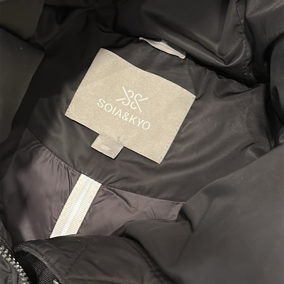 Soia & Kyo black puffer jacket Small - Picture 2 of 7